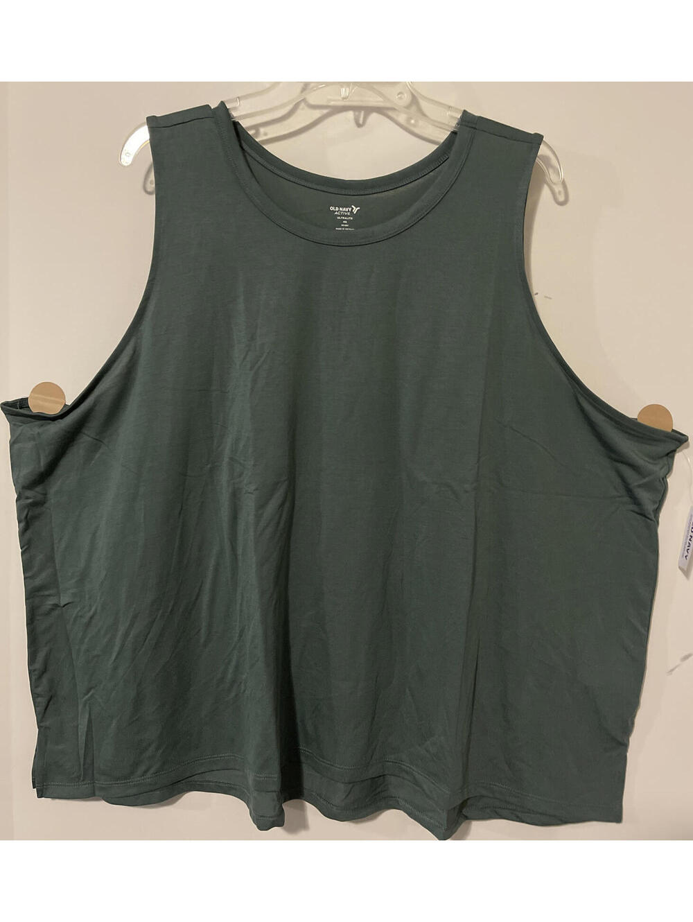 Old Navy Active, Women’s, Size 4x, Ultralite, Go-Dry, Green, Tank Top NWT! A1895 - Picture 1 of 3